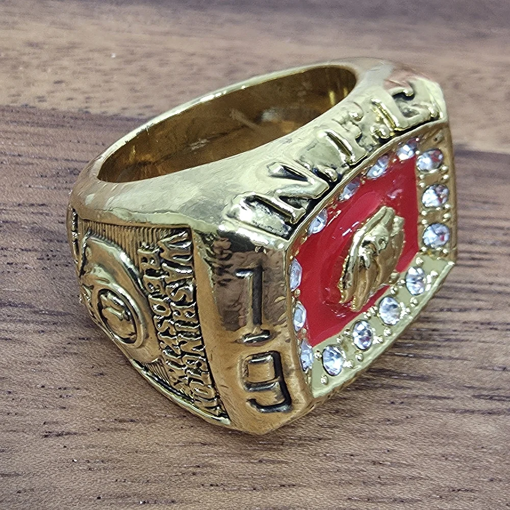 Washington Redskins 1972 NFC‎ Championship Ring Fan Edition Sz 11 Gold Allen